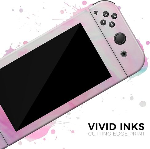 Design Skinz - متوافق مع Nintendo DSi XL - غطاء حماية من الفينيل قابل للإزالة ومقاوم للخدش - وردي ناعم رخامي in Saudi Arabia