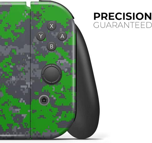 Design Skinz - Compatible with Nintendo DSi XL - Skin Decal Protective Scratch-Resistant Removable Vinyl Wrap Cover - Dark Green and Gray Digital Camouflage in Saudi Arabia
