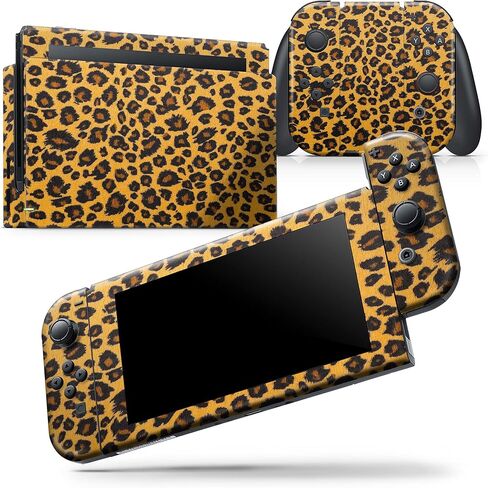 Design Skinz - متوافق مع Nintendo DSi XL - غطاء حماية من الفينيل مقاوم للخدش وقابل للإزالة - فرو النمر الصيفي in Saudi Arabia
