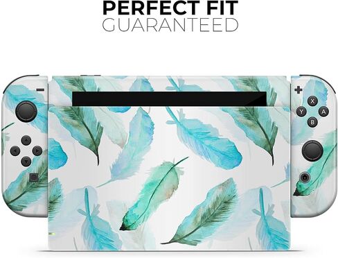 Design Skinz - Compatible with Nintendo DSi XL - Skin Decal Protective Scratch-Resistant Removable Vinyl Wrap Cover - Feathery Watercolor in Saudi Arabia