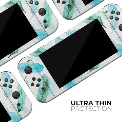 Design Skinz - Compatible with Nintendo DSi XL - Skin Decal Protective Scratch-Resistant Removable Vinyl Wrap Cover - Feathery Watercolor in Saudi Arabia
