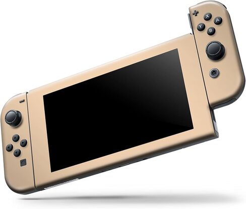 Design Skinz - متوافق مع Nintendo Switch Lite - غطاء حماية من الفينيل مقاوم للخدش وقابل للإزالة - لون برتقالي فاتح in Saudi Arabia