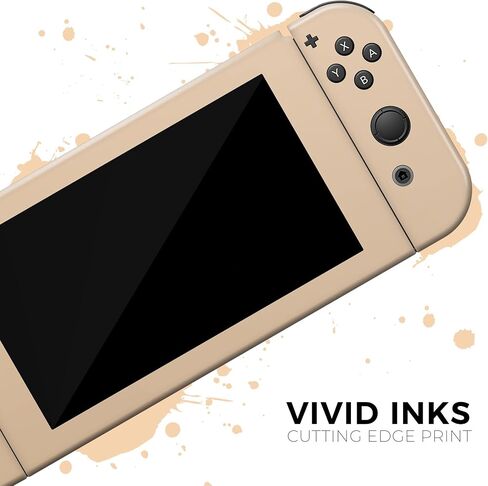 Design Skinz - متوافق مع Nintendo Switch Lite - غطاء حماية من الفينيل مقاوم للخدش وقابل للإزالة - لون برتقالي فاتح in Saudi Arabia