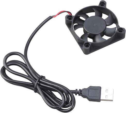 راوتر تبريد مروحة الكمبيوتر تبريد HDTV مربع هادئ 5V USB الطاقة 50mm مروحة شبكة واقية لراوتر مودم HDTV Box in Kuwait