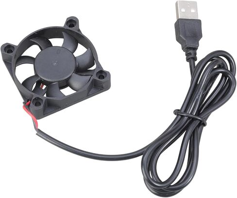 راوتر تبريد مروحة الكمبيوتر تبريد HDTV مربع هادئ 5V USB الطاقة 50mm مروحة شبكة واقية لراوتر مودم HDTV Box in Kuwait