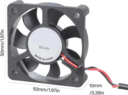 راوتر تبريد مروحة الكمبيوتر تبريد HDTV مربع هادئ 5V USB الطاقة 50mm مروحة شبكة واقية لراوتر مودم HDTV Box in Kuwait