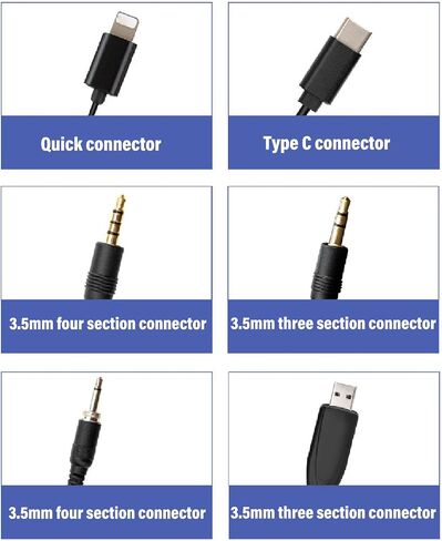 ميكروفون USB C Lavalier، ميكروفون على شكل طية صدر السترة مع شريحة لتقليل الضوضاء، ميكروفون محمول للمقابلة للبث المباشر، مع موصل من النوع C in Saudi Arabia