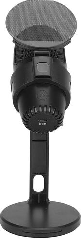 Qiilu Gaming USB Microphone with RGB Light - USB Condenser Mic for PC, /5, Podcasting, Live Streaming, Recording (Black) in Saudi Arabia