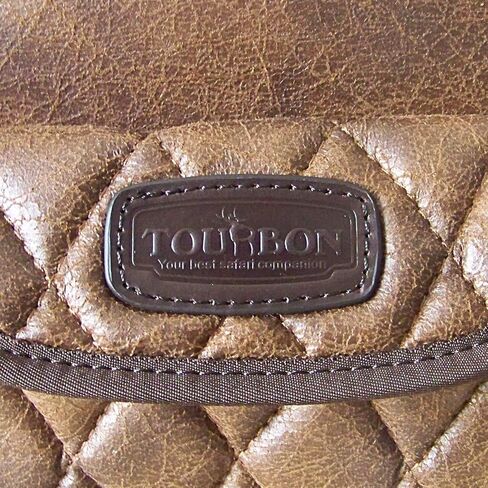 Tourbon بولي Leather الجلود الرياضية بندقية شل الحقيبة مطلق النار الطين فخ السكيت حقيبة الرماية لحقل المدى in Saudi Arabia