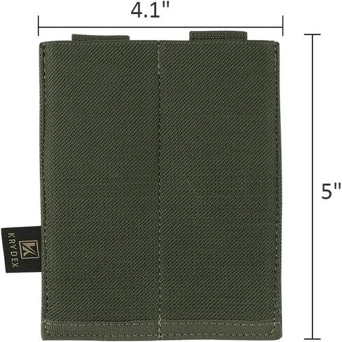 KRYDEX Molle Double Pistol Mag Pouch Speed ​​Pistol Magazine حامل لمجلة 9 مم .45 .40 in Kuwait