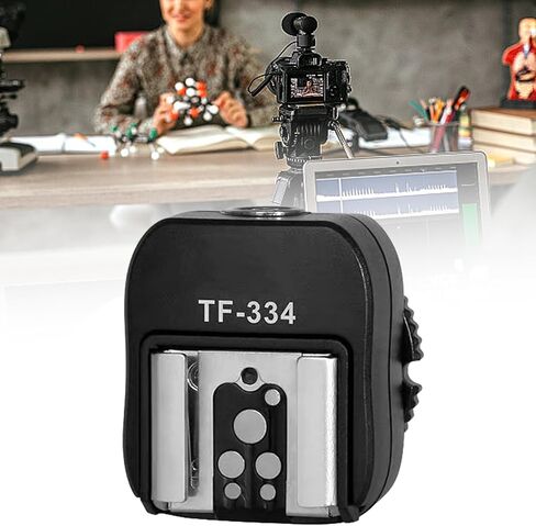محول تركيب الحذاء الساخن الوامض الاحترافي TF334 الحذاء الساخن مع منفذ مزامنة الكمبيوتر لـ A7S A7SII A7R A7RII in Kuwait