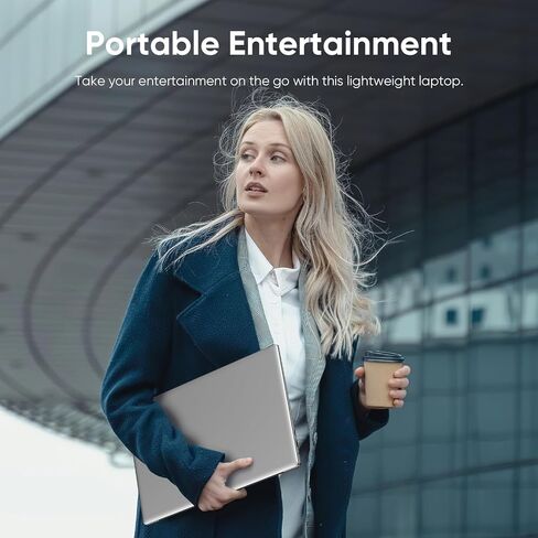 15.6" Laptop, 8GB RAM 256GB Storage, Celeron N4000 (up to 2.6GHz) 100% sRGB Screen, MS Office 2024, Win11 Pro Notebook Computer, Dual Band Wi-Fi, BT4.2, USB-A, Long Battery Life, Silver in Saudi Arabia