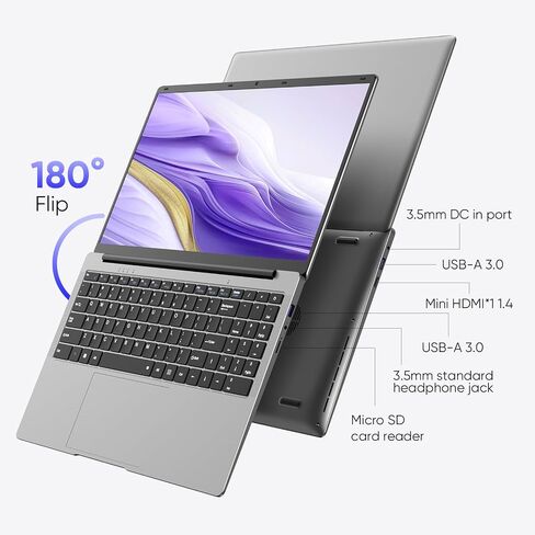لاب توب 15.6 بوصة، ذاكرة وصول عشوائي 8 جيجا بايت، سعة تخزين 256 جيجا بايت، سيليرون N4000 (حتى 2.6 جيجا هرتز) شاشة 100% sRGB، مايكروسوفت أوفيس 2024، كمبيوتر محمول Win11 Pro، واي فاي ثنائي النطاق، BT4.2، USB-A، عمر بطارية طويل، فضي in Kuwait