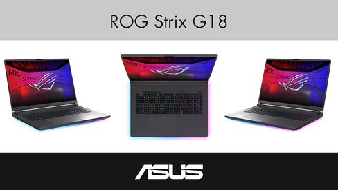 كمبيوتر محمول للألعاب ASUS ROG Strix G18 مقاس 18 بوصة 240 هرتز WQXGA IPS Nebula Display (Intel Ultra 9-275HX، GeForce RTX 5070 8GB، 64GB DDR5، 2 تيرابايت SSD، لكل مفتاح RGB، Thunderbolt 4، Win 11 Pro) مع موسع منفذ USB DKZ in Saudi Arabia