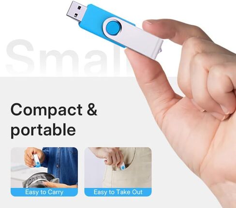 16GB USB USB2.0 Rotating Flash Drive, Large-Capacity Flash Drive in Saudi Arabia