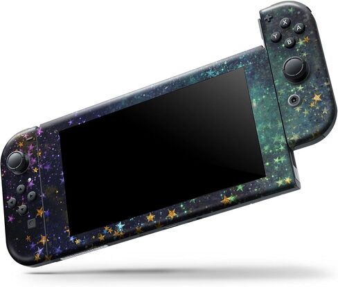 Design Skinz - Compatible with Nintendo DSi XL - Skin Decal Protective Scratch-Resistant Removable Vinyl Wrap Cover - Swirling Multicolor Star Explosion in Saudi Arabia