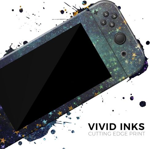 Design Skinz - Compatible with Nintendo DSi XL - Skin Decal Protective Scratch-Resistant Removable Vinyl Wrap Cover - Swirling Multicolor Star Explosion in Saudi Arabia