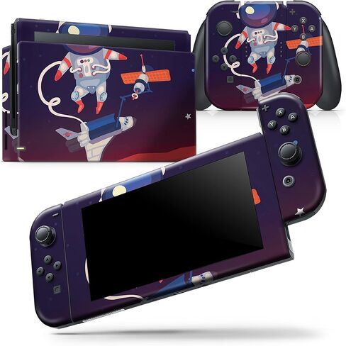 Design Skinz - Compatible with Nintendo DSi XL - Skin Decal Protective Scratch-Resistant Removable Vinyl Wrap Cover - Floating Cartoon Astranaut in Saudi Arabia