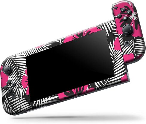 Design Skinz - متوافق مع Nintendo DSi XL - غطاء حماية من الفينيل قابل للإزالة ومقاوم للخدش - صيف استوائي وردي فاقع in Saudi Arabia