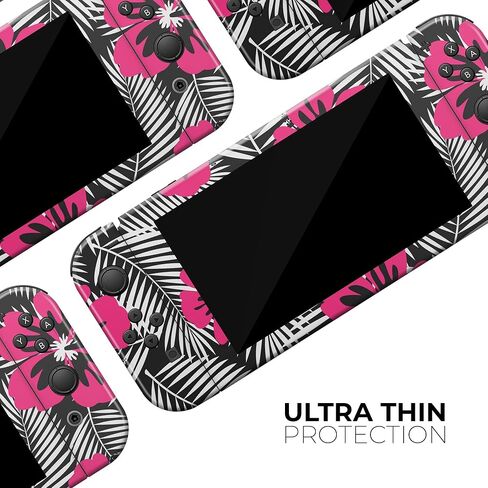 Design Skinz - متوافق مع Nintendo DSi XL - غطاء حماية من الفينيل قابل للإزالة ومقاوم للخدش - صيف استوائي وردي فاقع in Saudi Arabia