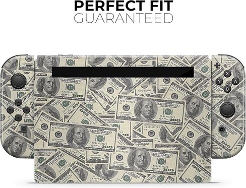 Design Skinz - Compatible with Nintendo DSi XL - Skin Decal Protective Scratch-Resistant Removable Vinyl Wrap Cover - Hundred Dollar Bill in Saudi Arabia