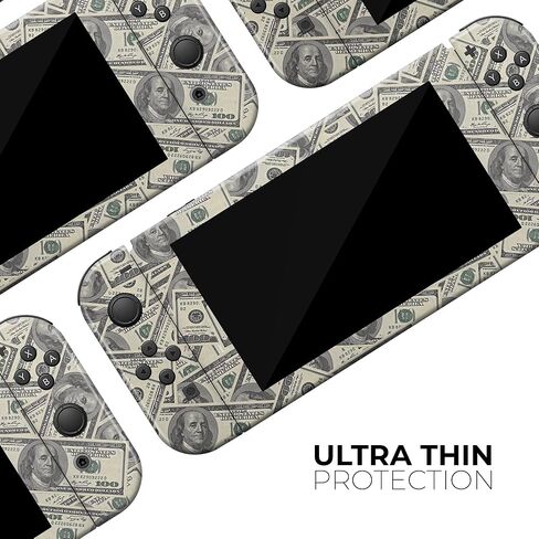 Design Skinz - Compatible with Nintendo DSi XL - Skin Decal Protective Scratch-Resistant Removable Vinyl Wrap Cover - Hundred Dollar Bill in Saudi Arabia