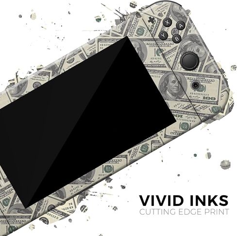 Design Skinz - Compatible with Nintendo DSi XL - Skin Decal Protective Scratch-Resistant Removable Vinyl Wrap Cover - Hundred Dollar Bill in Saudi Arabia
