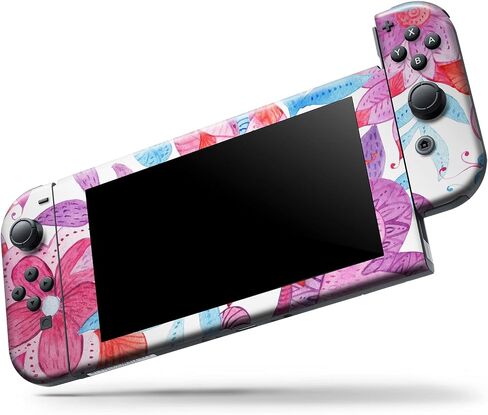 Design Skinz - Compatible with Nintendo DSi XL - Skin Decal Protective Scratch-Resistant Removable Vinyl Wrap Cover - Watercolor Fantasy Flowers in Saudi Arabia