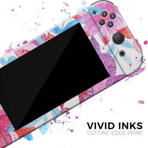 Design Skinz - Compatible with Nintendo DSi XL - Skin Decal Protective Scratch-Resistant Removable Vinyl Wrap Cover - Watercolor Fantasy Flowers in Saudi Arabia