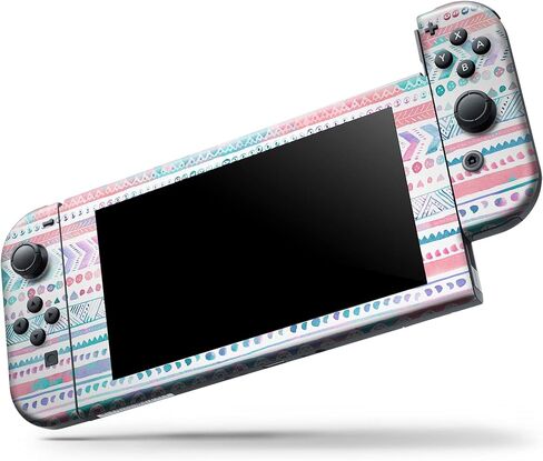 Design Skinz - Compatible with Nintendo DSi XL - Skin Decal Protective Scratch-Resistant Removable Vinyl Wrap Cover - Watercolor Ethnic Tribal V1 in Saudi Arabia