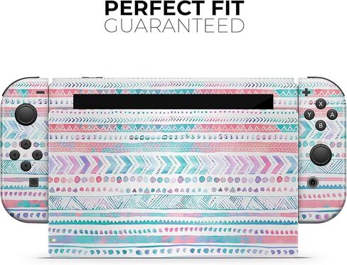 Design Skinz - Compatible with Nintendo DSi XL - Skin Decal Protective Scratch-Resistant Removable Vinyl Wrap Cover - Watercolor Ethnic Tribal V1 in Saudi Arabia