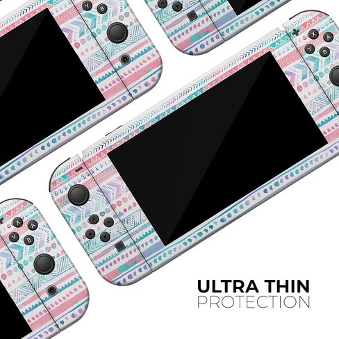 Design Skinz - Compatible with Nintendo DSi XL - Skin Decal Protective Scratch-Resistant Removable Vinyl Wrap Cover - Watercolor Ethnic Tribal V1 in Saudi Arabia