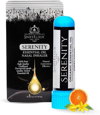 Eucalyptus Inhaler for Adults - 1 Pack Eucalyptus Nasal Inhaler with Essential Oils, Natural Aromatherapy Nasal Stick Inhaler for Breathing, Portable Nasal Inhalers for Aromatherapy Stick in Kuwait