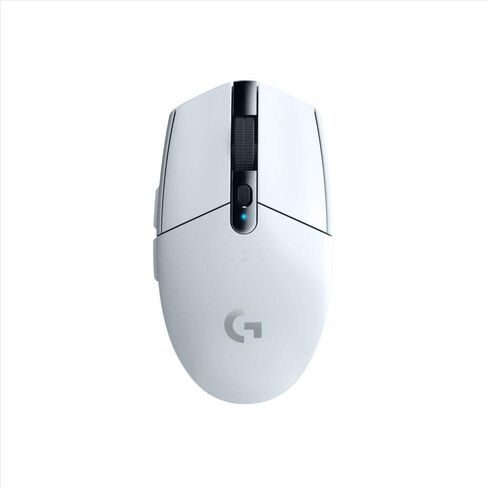 ماوس الألعاب اللاسلكي Logitech G305 Lightspeed، مستشعر HERO، 12000 نقطة لكل بوصة، خفيف الوزن، 6 أزرار قابلة للبرمجة، عمر بطارية 250 ساعة، ذاكرة داخلية، متوافق مع جهاز الكمبيوتر/Mac - أبيض (متجدد) in Kuwait