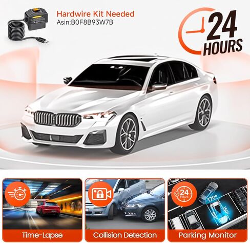 Mirror Dash Cam,Rear View Mirror Camera,10'' Smart Touch Screen,Dash Camera for Cars,G-Sensor,Loop Recording,Car Camera with Free 32GB Card in Saudi Arabia