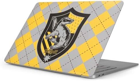 غلاف كمبيوتر محمول من Skinit متوافق مع جهاز MacBook Pro 16in (2019-20) - تصميم Warner Bros Hufflepuff Crest المرخص رسميًا in Saudi Arabia