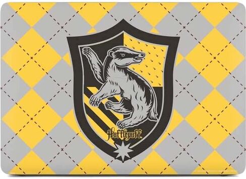 غلاف كمبيوتر محمول من Skinit متوافق مع جهاز MacBook Pro 16in (2019-20) - تصميم Warner Bros Hufflepuff Crest المرخص رسميًا in Saudi Arabia