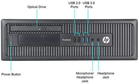 HP EliteDesk 800 G1 Desktop Computer SFF PC(Renewed),i7 Business Small Form Factor,32GB Ram,1TB SSD,WiFi,DVD-RW, Windows 11,Keyboard & Mouse Included Only by Titan ITAD in Saudi Arabia