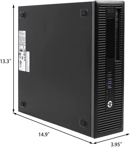 HP EliteDesk 800 G1 Desktop Computer SFF PC(Renewed),i7 Business Small Form Factor,32GB Ram,1TB SSD,WiFi,DVD-RW, Windows 11,Keyboard & Mouse Included Only by Titan ITAD in Saudi Arabia