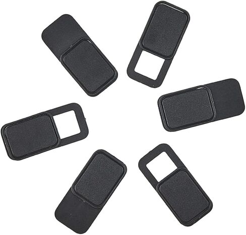 TEHAUX Webcam Cover Slider Black Alternative for Laptop Tablet and Smartphone Ultra Thin Easy to Install Camera Cover for Enhanced Security in Saudi Arabia