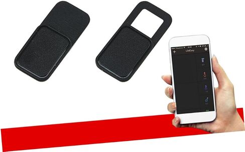 TEHAUX Webcam Cover Slider Black Alternative for Laptop Tablet and Smartphone Ultra Thin Easy to Install Camera Cover for Enhanced Security in Saudi Arabia
