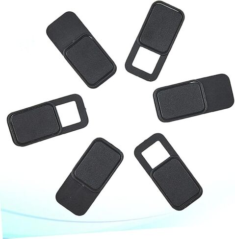 TEHAUX Webcam Cover Slider Black Alternative for Laptop Tablet and Smartphone Ultra Thin Easy to Install Camera Cover for Enhanced Security in Saudi Arabia