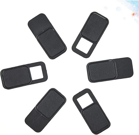 TEHAUX Webcam Cover Slider Black Alternative for Laptop Tablet and Smartphone Ultra Thin Easy to Install Camera Cover for Enhanced Security in Saudi Arabia