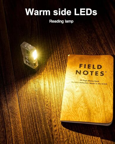RovyVon Angel Eyes E8 Keychain Flashlight، 700 لومن، متوافق مع بطارية AAA، مصباح يدوي USB C قابل لإعادة الشحن EDC (365 نانومتر ضوء أسود/أحمر/أبيض) in Saudi Arabia