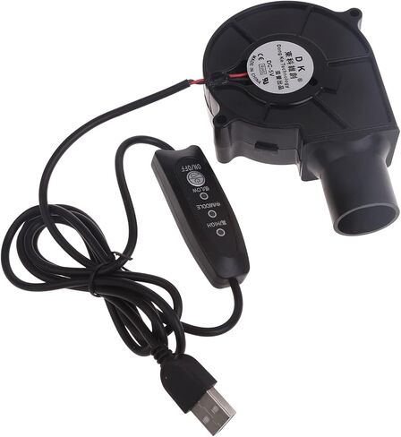مروحة منفاخ USB ومنفاخ فعال يعمل بالطاقة USB لتوزيع الحرارة نتائج متسقة لشواء الطبخ في الهواء الطلق in Kuwait