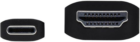 Tripp Lite USB-C to HDMI Adapter Cable, 4K 60 Hz USB C and Thunderbolt 3 to HDMI Cable Adapter, HDR, HDCP 2.2, DP 1.4 Alt Mode, Black, 3 ft (U444-003-HDR4BE) in Saudi Arabia