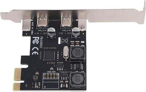 بطاقة توسيع GOWENIC PCIe إلى النوع C، بسرعة 5 جيجابت في الثانية، سهلة التركيب، مع توافق واسع، لمحطة عمل صندوق القرص الصلب SSD in Saudi Arabia