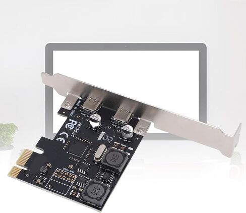 بطاقة توسيع GOWENIC PCIe إلى النوع C، بسرعة 5 جيجابت في الثانية، سهلة التركيب، مع توافق واسع، لمحطة عمل صندوق القرص الصلب SSD in Saudi Arabia