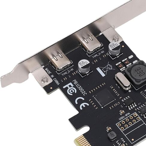 بطاقة توسيع GOWENIC PCIe إلى النوع C، بسرعة 5 جيجابت في الثانية، سهلة التركيب، مع توافق واسع، لمحطة عمل صندوق القرص الصلب SSD in Saudi Arabia