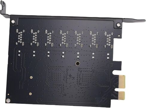 بطاقة توسيع PCIe USB 3.0 ذات 7 منافذ، بطاقة محول PCI Express إلى USB، سرعة عالية، مصدر طاقة مستقر مع 7 مكثفات الحالة الصلبة المستقلة in Saudi Arabia
